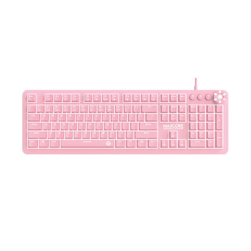 Fantech Max Core MK852 Sakura Edition mechanical gaming keyboard, pink.
 Fantech Max Core MK852 Sakura Edition mechanical gaming keyboard, pink.